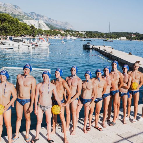 Wasserballer vom SV Blau-Weiß Bochum ein Trainingslager in Kroatien