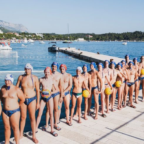 Wasserballer vom SV Blau-Weiß Bochum ein Trainingslager in Kroatien