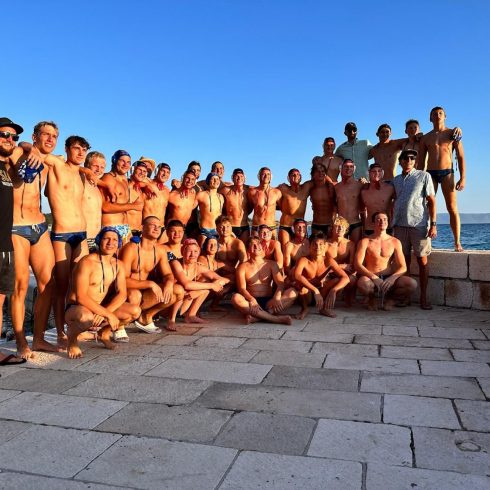 Wasserballer vom SV Blau-Weiß Bochum ein Trainingslager in Kroatien